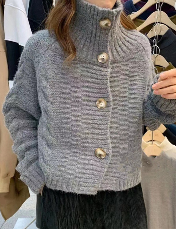 Slim autumn and winter sweater knitted coat
