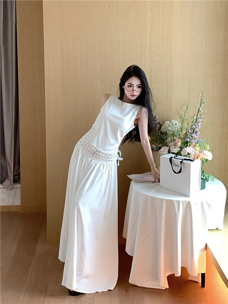 White spicegirl Chinese style dress