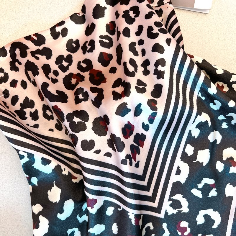 Geometry vacation sling scarves summer leopard vest for women