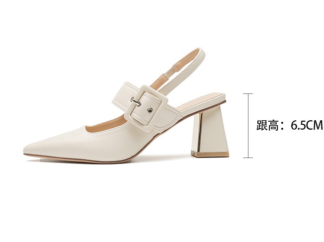 Summer high-heeled shoes pointed sandals for women