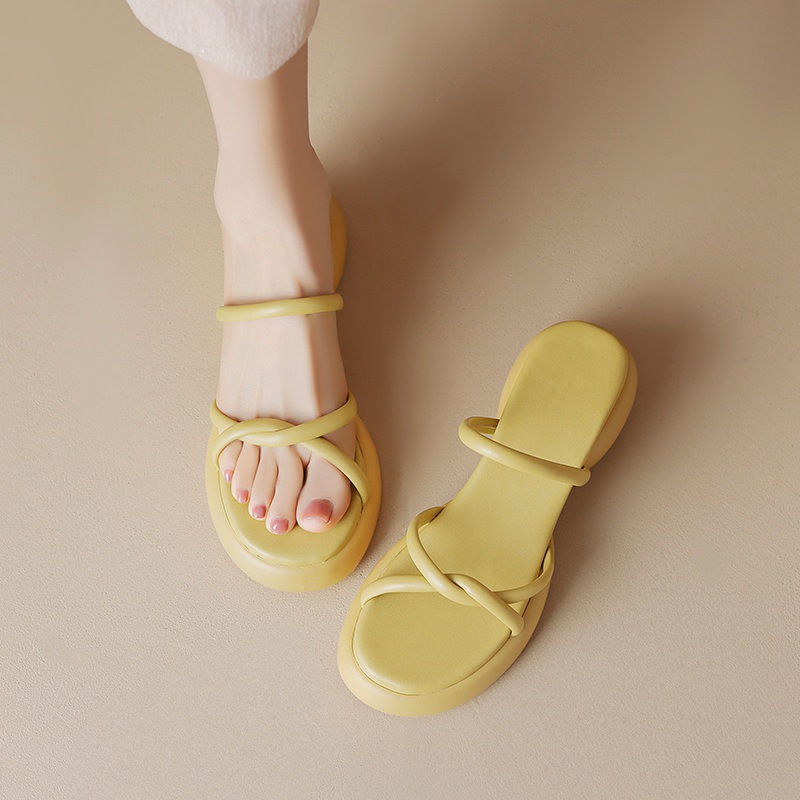 Wears outside summer sandals open toe slippers for women