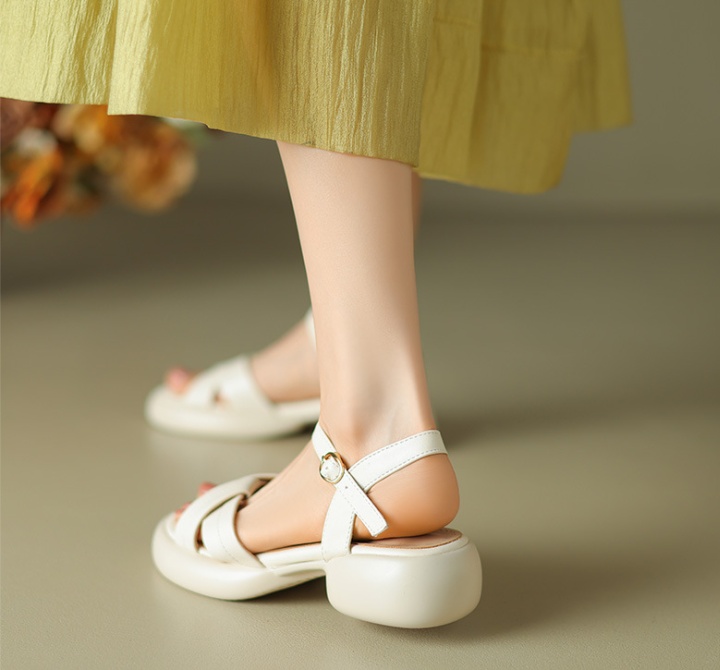 Summer open toe sandals platform soles shoes for women
