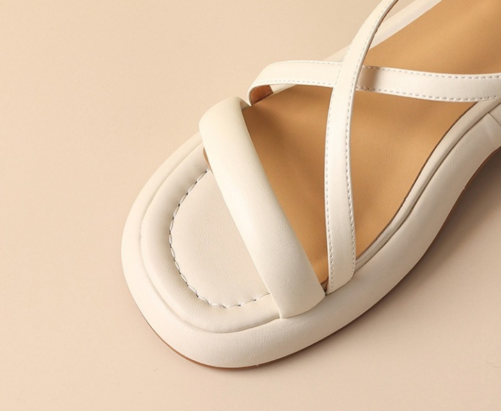 Thick crust Casual sandals open toe flattie for women