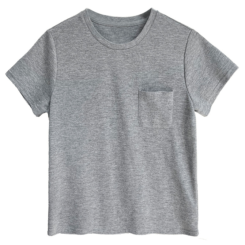 Basis summer T-shirt Casual bottoming tops for women