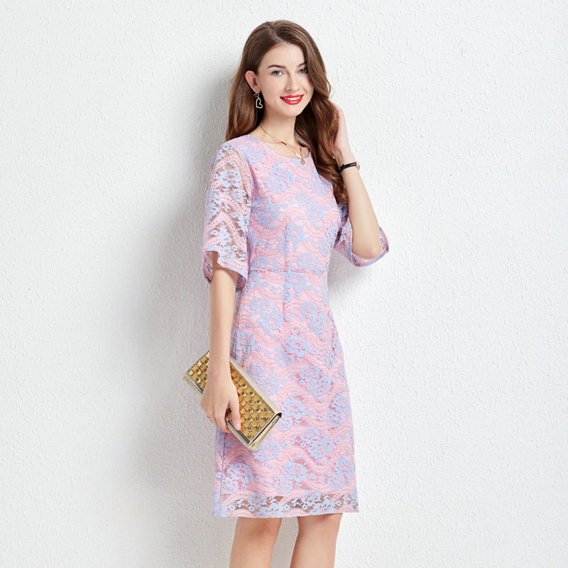Summer large yard all-match Casual loose floral dress