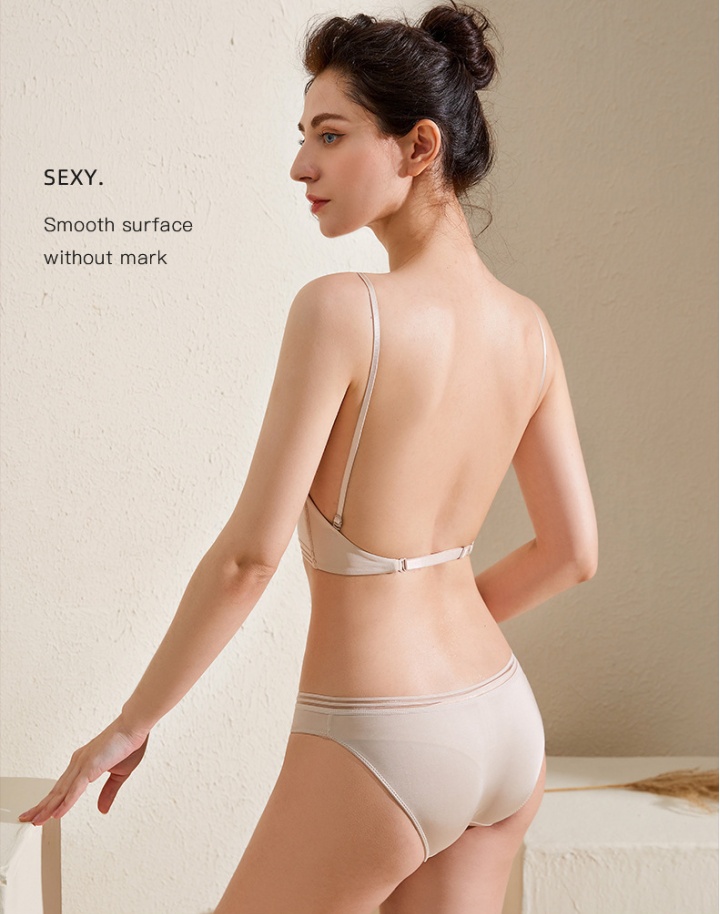 No rims beauty back Bra geometry underwear for women