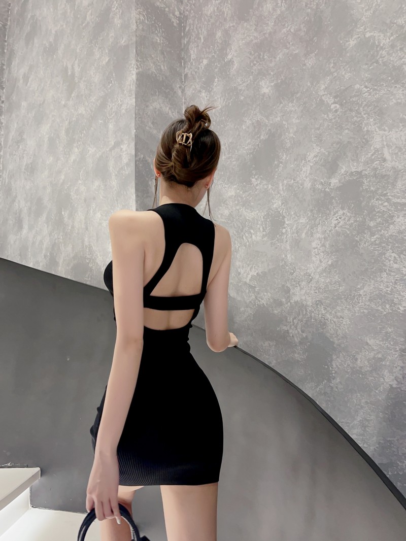 Pure package hip beauty back dress for women