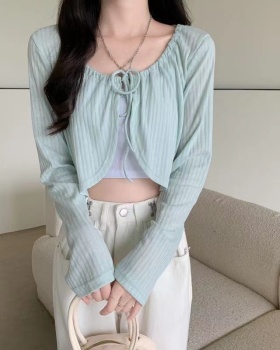 Spring and summer cardigan simple tops for women
