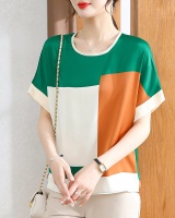 Short sleeve tops middle-aged T-shirt a set for women