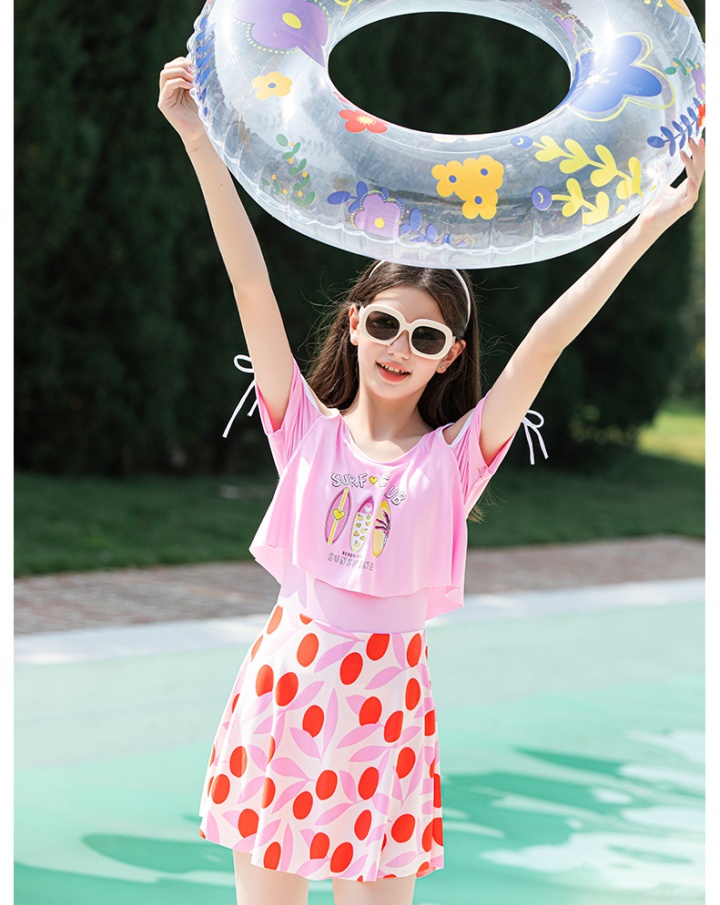 Maiden sunscreen student skirt vacation big child swimwear