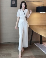Cover belly overalls sexy temperament long pants a set