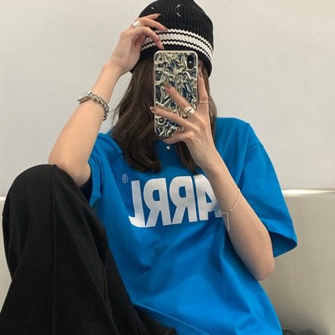 Loose Korean style T-shirt spring and summer tops