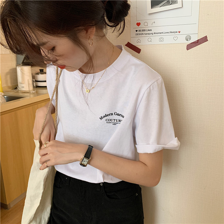 Spring and summer T-shirt loose tops for women