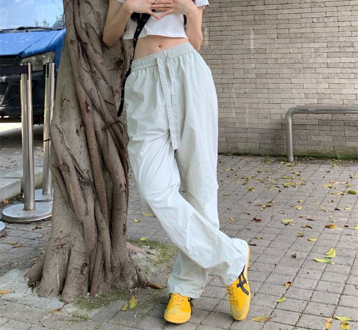 Wicking wide leg pants couples loose long pants for women