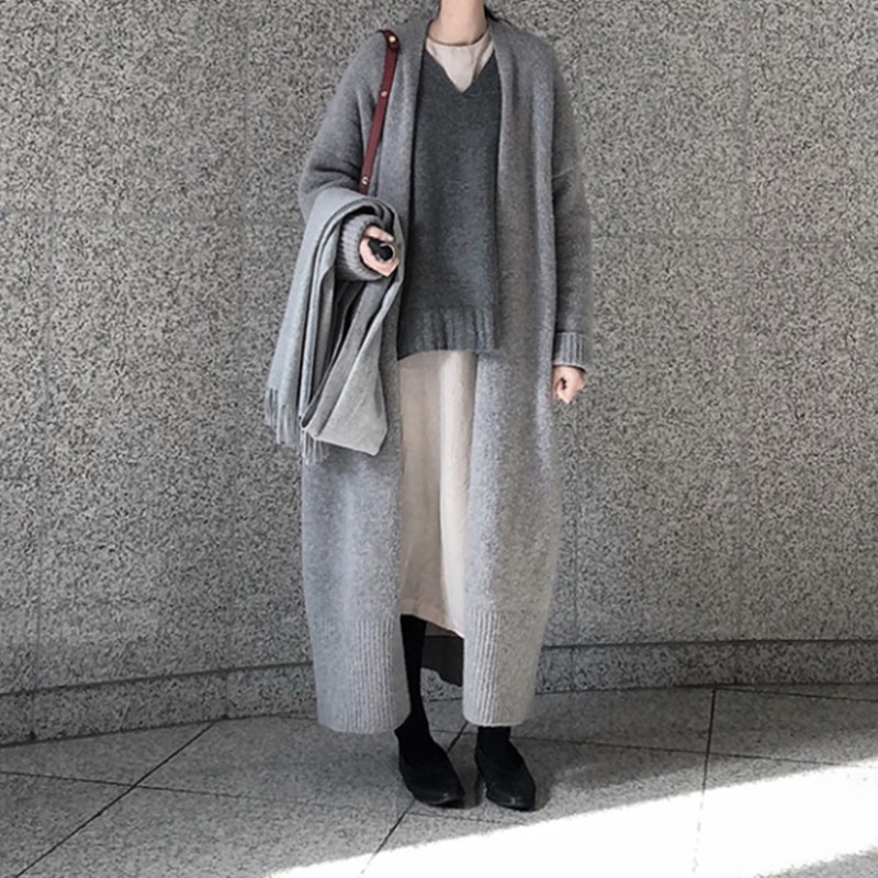 Autumn Korean style coat knitted all-match sweater
