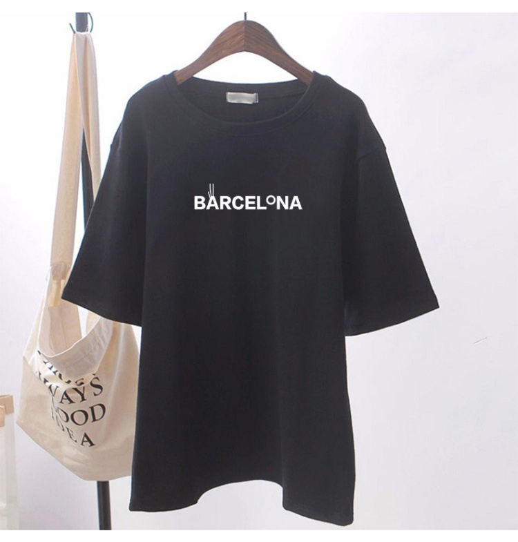 Loose Korean style T-shirt spring and summer tops for women