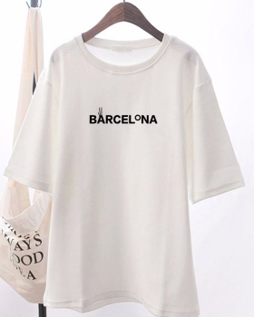 Loose Korean style T-shirt spring and summer tops for women