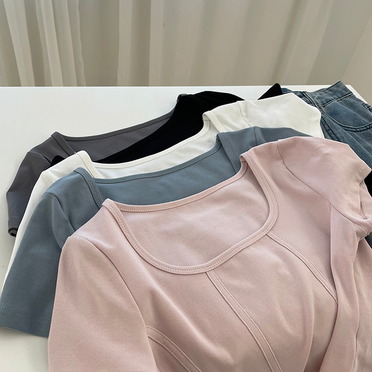 Short sleeve audel cotton quality T-shirt for women
