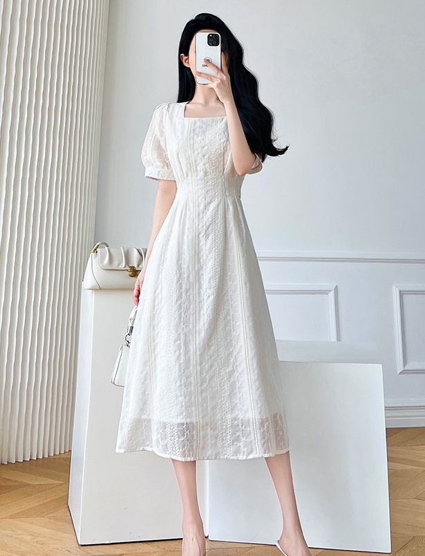 Embroidery long dress summer dress for women