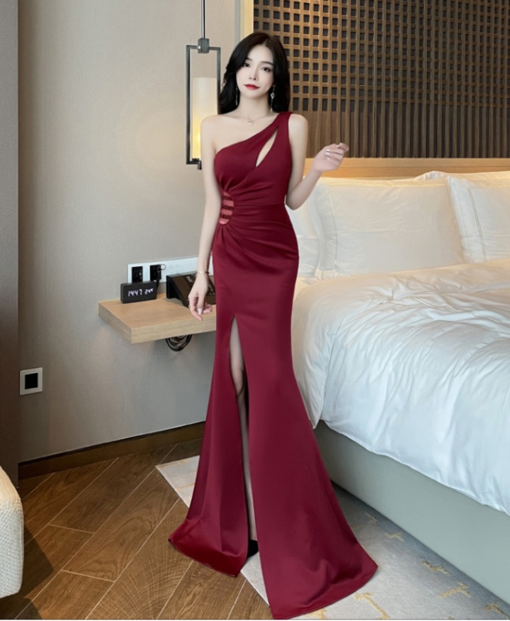 Sexy halter long dress spicegirl evening dress