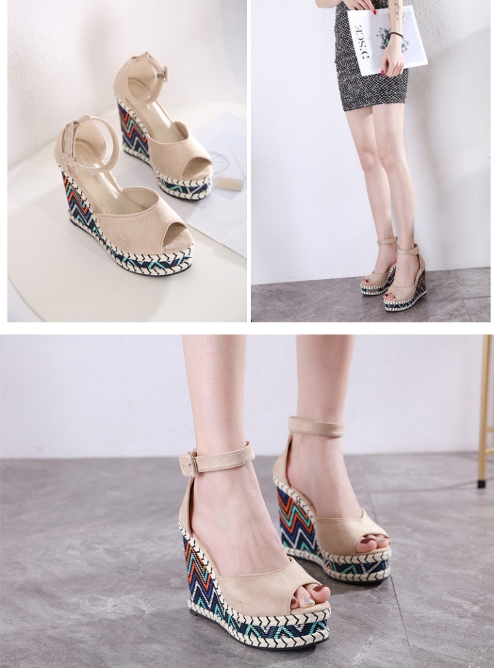 Fashion platform trifle high-heeled shoes for women