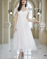 European style long dress spring and summer formal dress