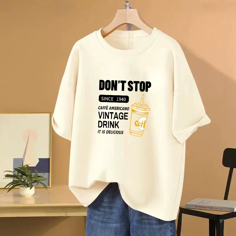 Loose large yard T-shirt summer tops for women
