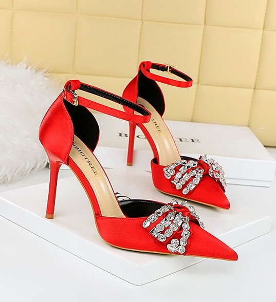 European style summer sandals low high-heeled shoes for women