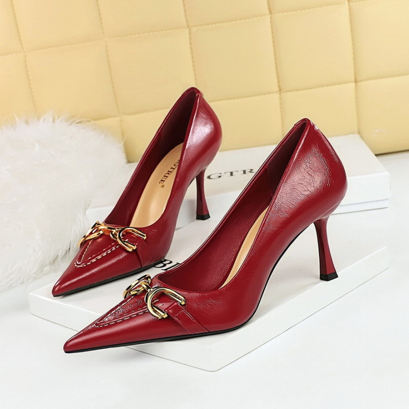 Pointed stilettos high-heeled shoes for women