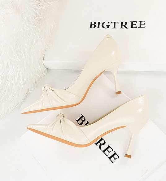 European style shoes pointed high-heeled shoes for women