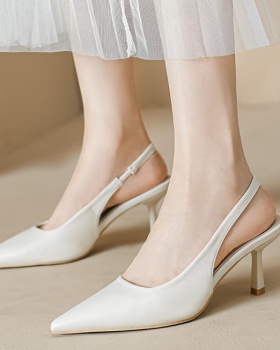Slim pointed stilettos European style sandals for women