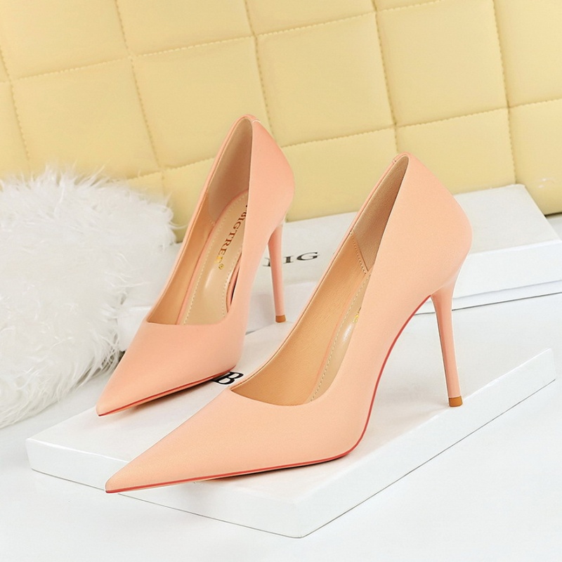 Fine-root fashion high-heeled shoes slim shoes for women