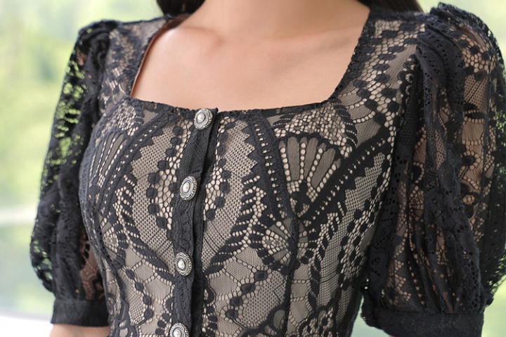 Korean style fashion skirt lace summer tops 2pcs set