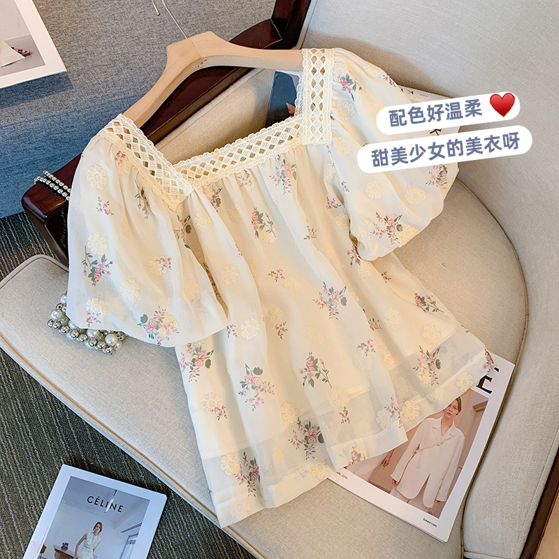 Korean style shirt summer doll shirt for women
