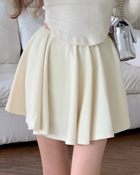 Pleated high waist skirt summer slim short skirt