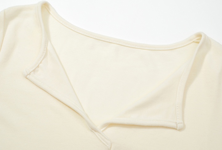 Bottoming all-match T-shirt autumn slim tops for women