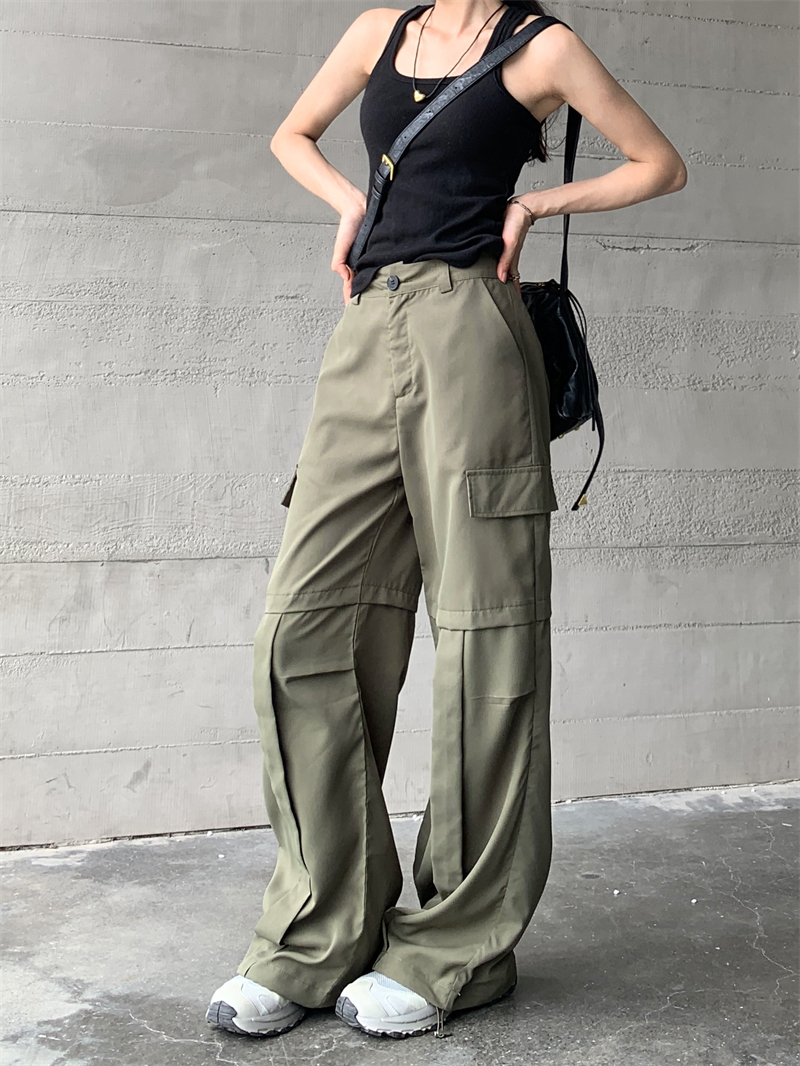Loose mopping long pants all-match work clothing