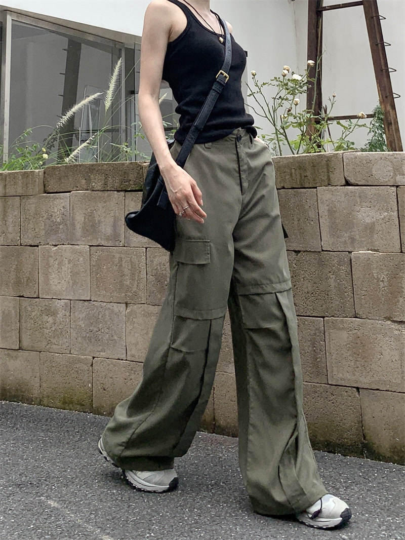 Loose mopping long pants all-match work clothing