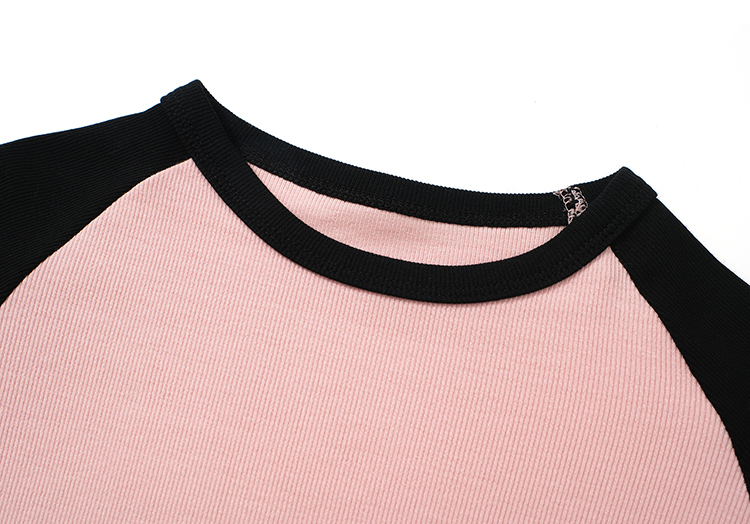 Raglan sleeve tops long sleeve T-shirt for women