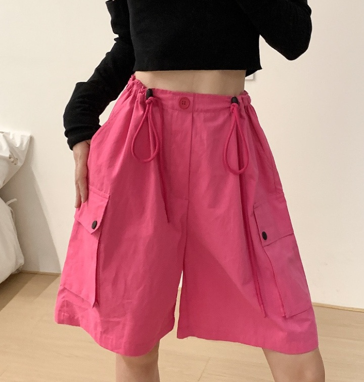 Summer shorts wide leg work clothing for women