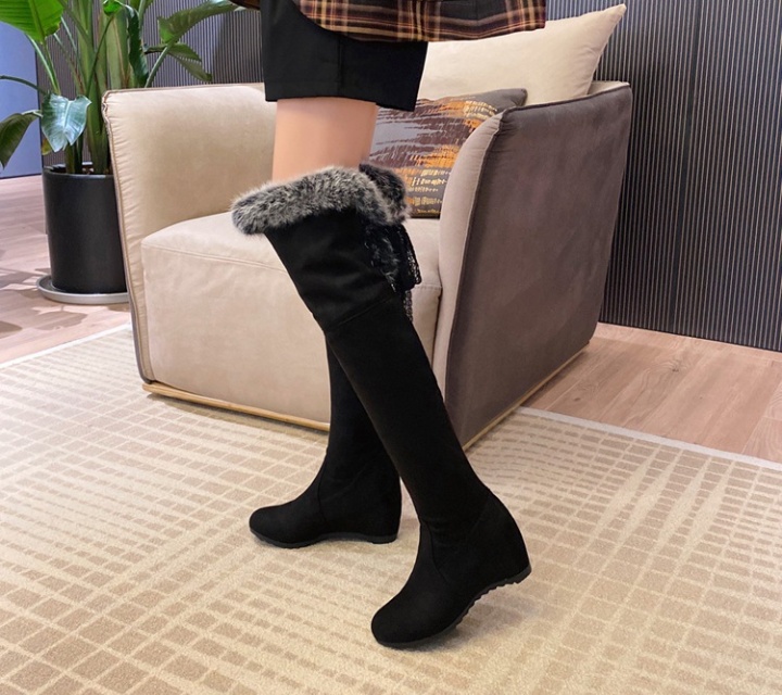 Elmo high-heeled thigh boots fashion boots