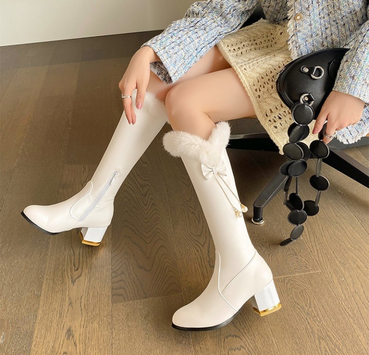 High-heeled boots large yard women's boots for women