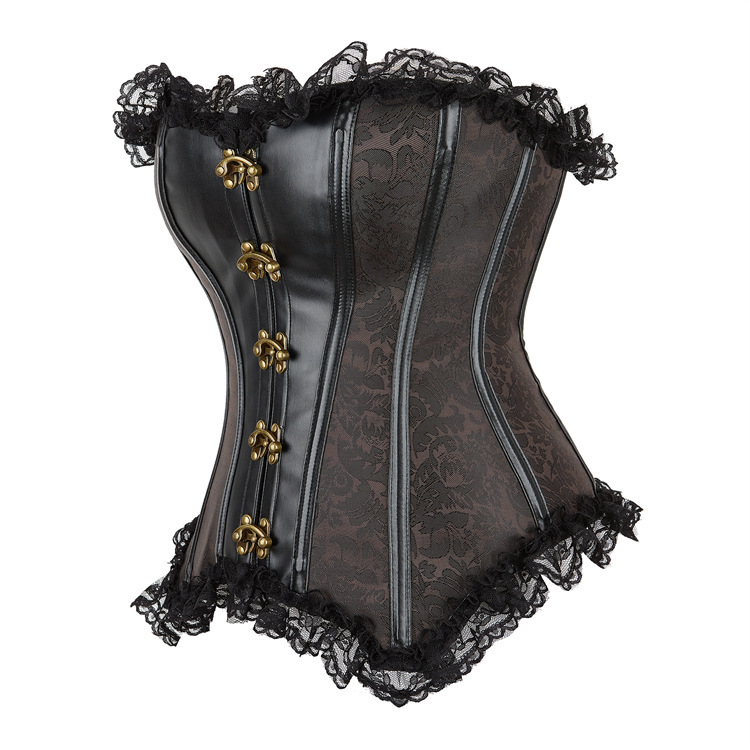 Court style shapewear body sculpting corset