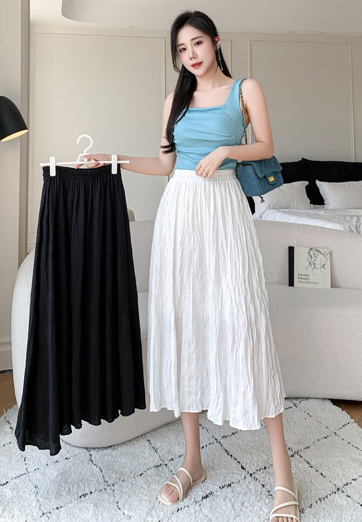 Slim summer skirt pure Korean style long skirt for women