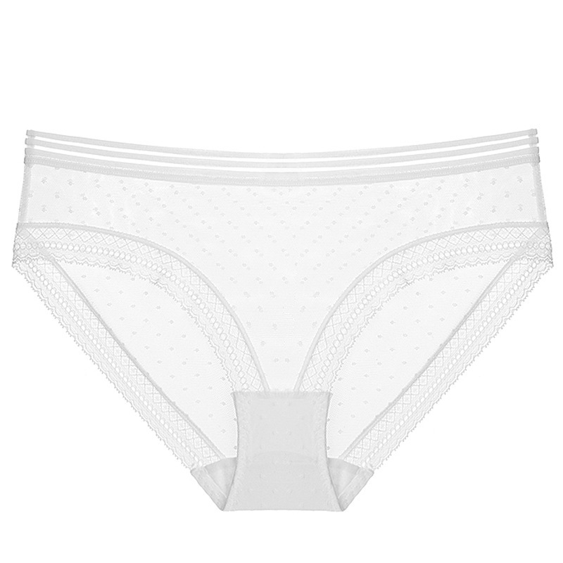 Enticement summer transparent lace sexy briefs for women