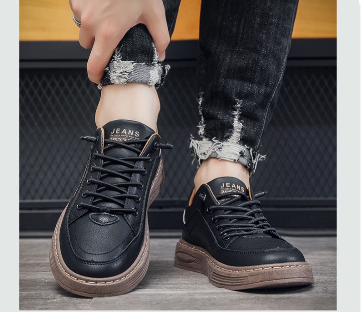Wear-resisting breathable shoes waterproof board shoes for men