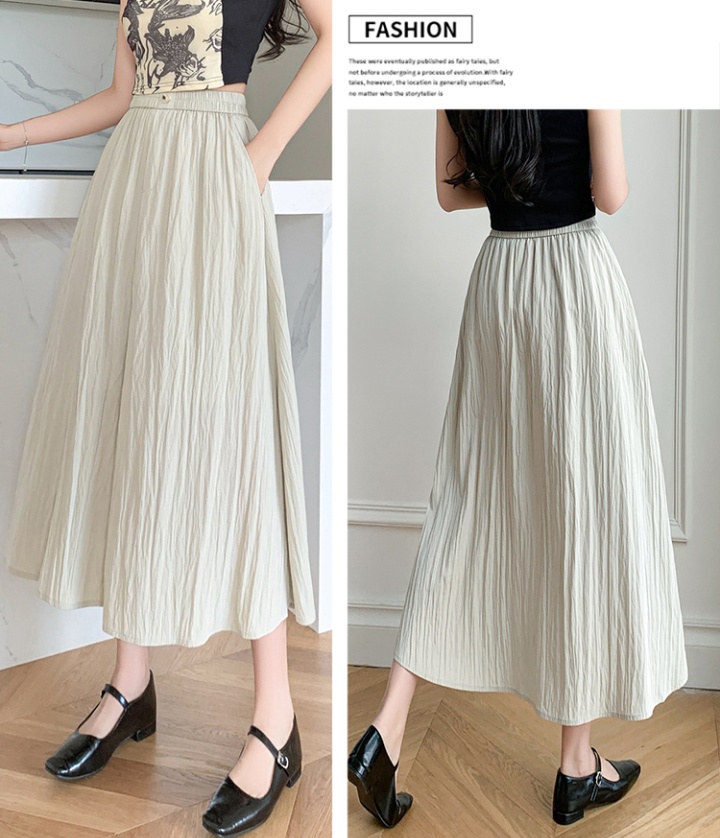 Big skirt loose long dress sweet slim skirt for women