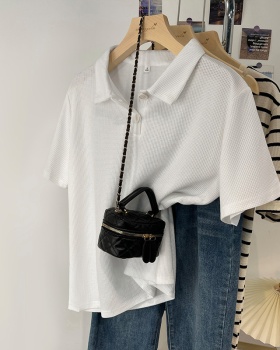 Slim short sleeve tops Casual loose T-shirt for women