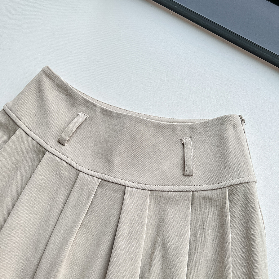 High waist skirt temperament tops 2pcs set for women