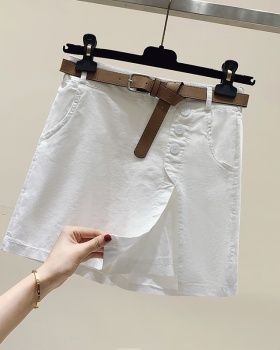 High waist slim shorts summer skirt for women